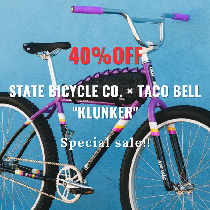 ＼40%OFF !!／ State Bicycle Co. x Taco Bell "Klunker"