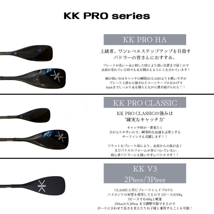 KK PRO High Aspect skinny 金子パドル ケーケープロ ハイアスペクト KENNY KANEKO ケーケー パドル SUP  PADDLE